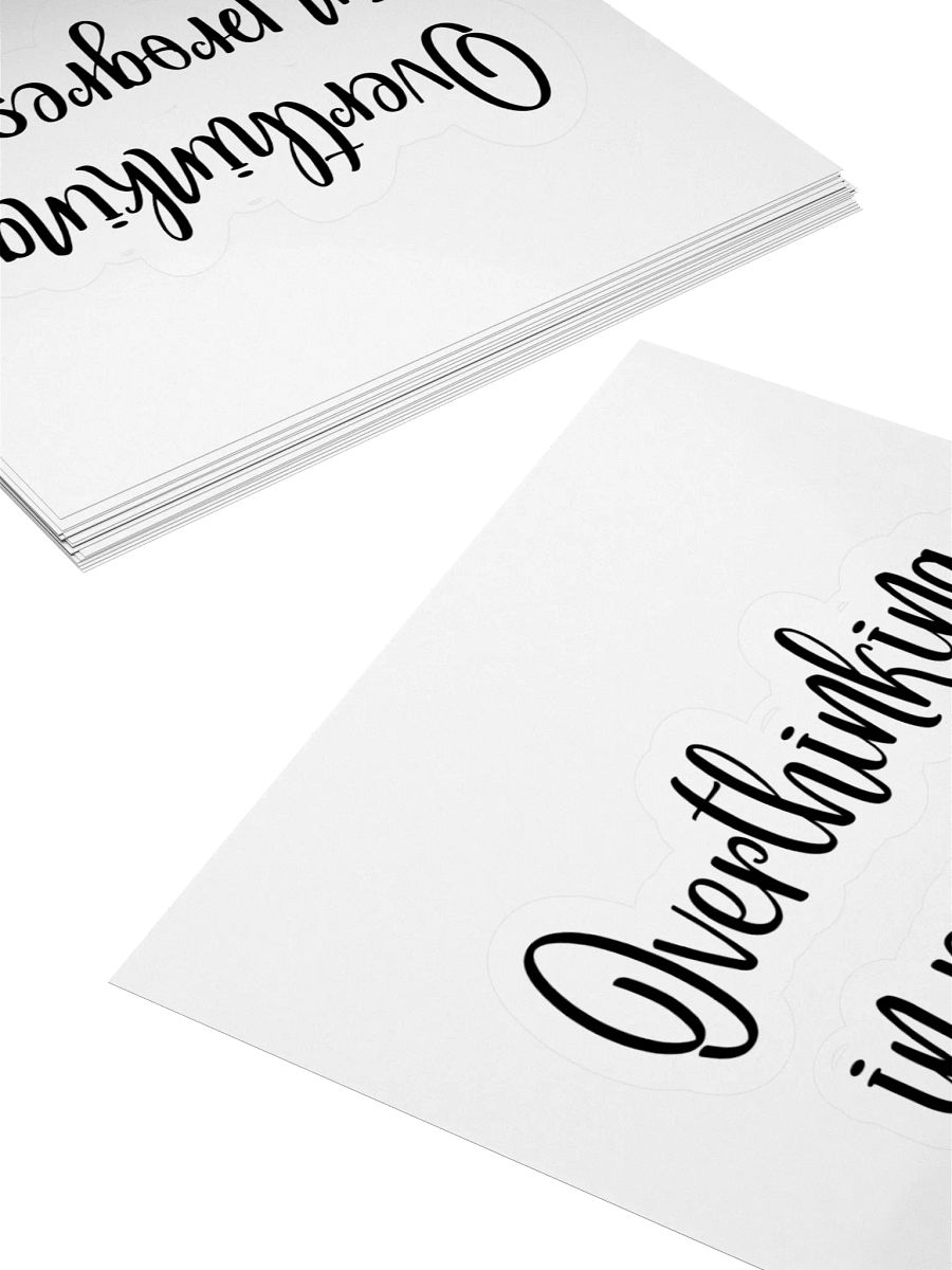 Overthinking in progress Sticker product image (12)