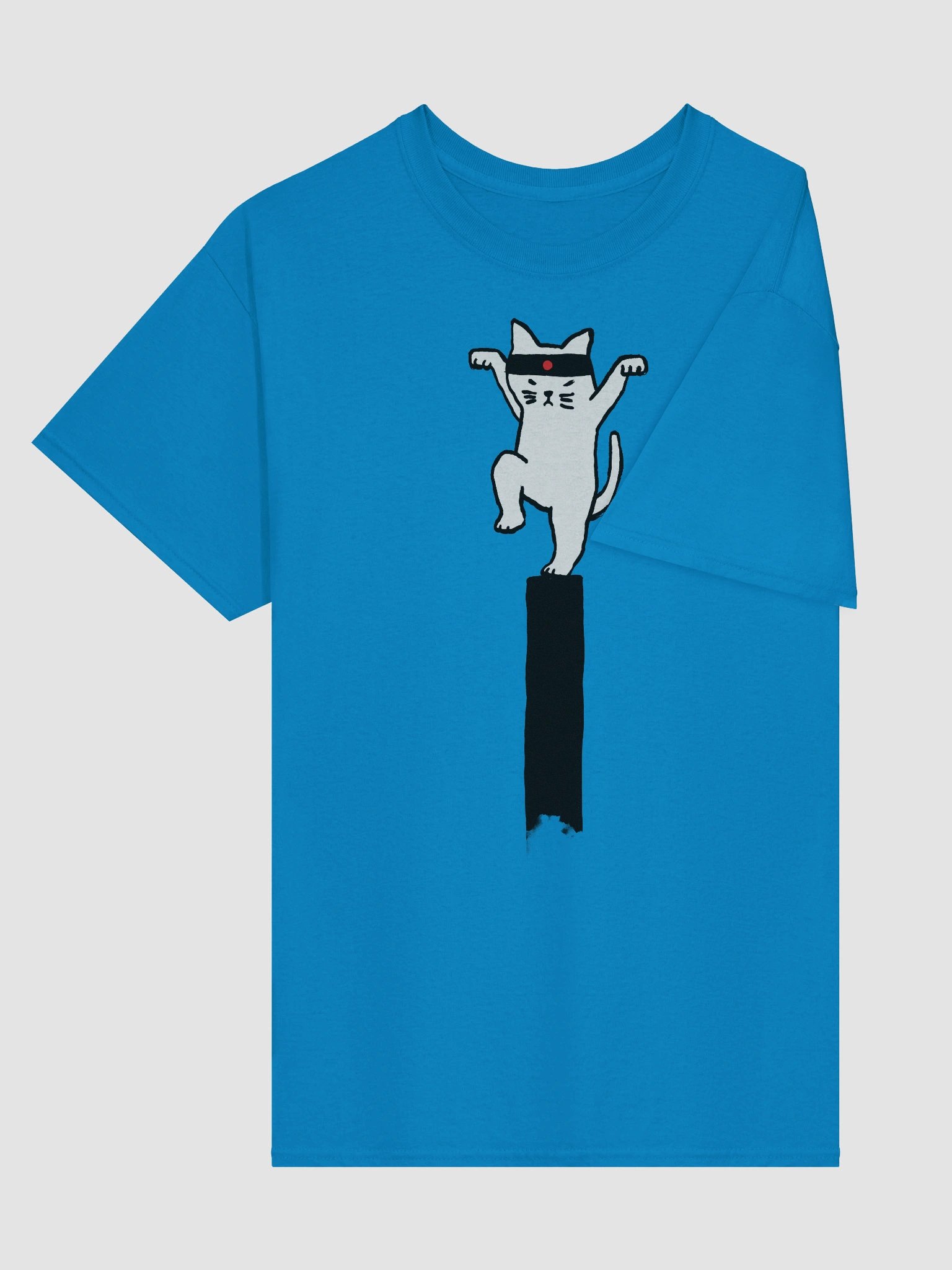 Karate cat graphic t-shirt product image (39)