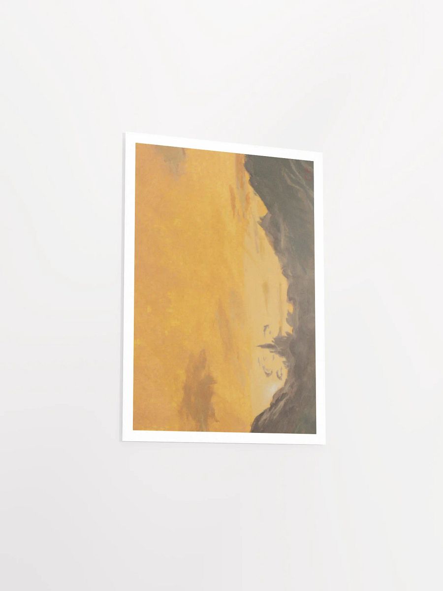 Fiery Sunset Castle - Art Print product image (4)