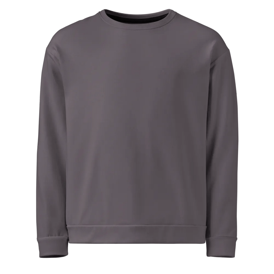Plain Dark Brown Light Summer Unisex Recycled Polyester Heavyweight Premium Sweatshirt by Treasure Pie product image (7)