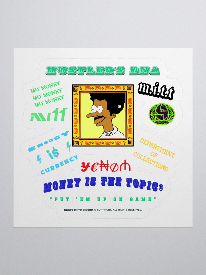 MITT Club Hustler's DNA Kiss Cut Stickers product image (1)