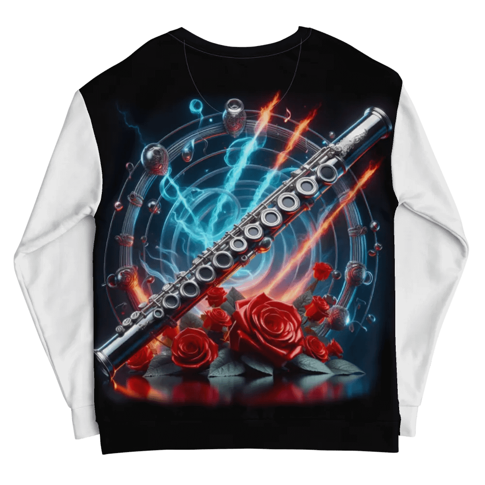 Melodic Rose Flute Symphony - Unisex Sweatshirt #11 product image (10)