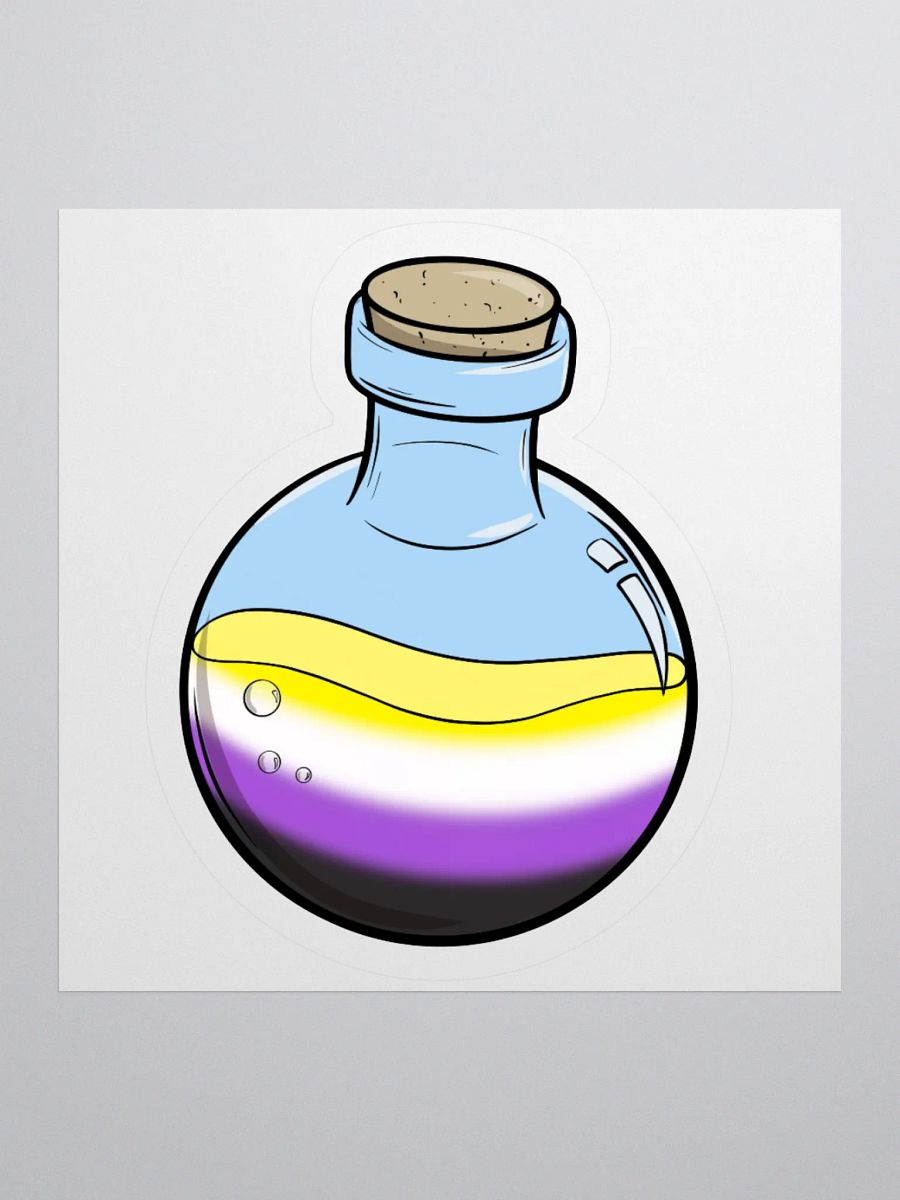 Non-Binary Pride Potion | 3" Sticker product image (1)