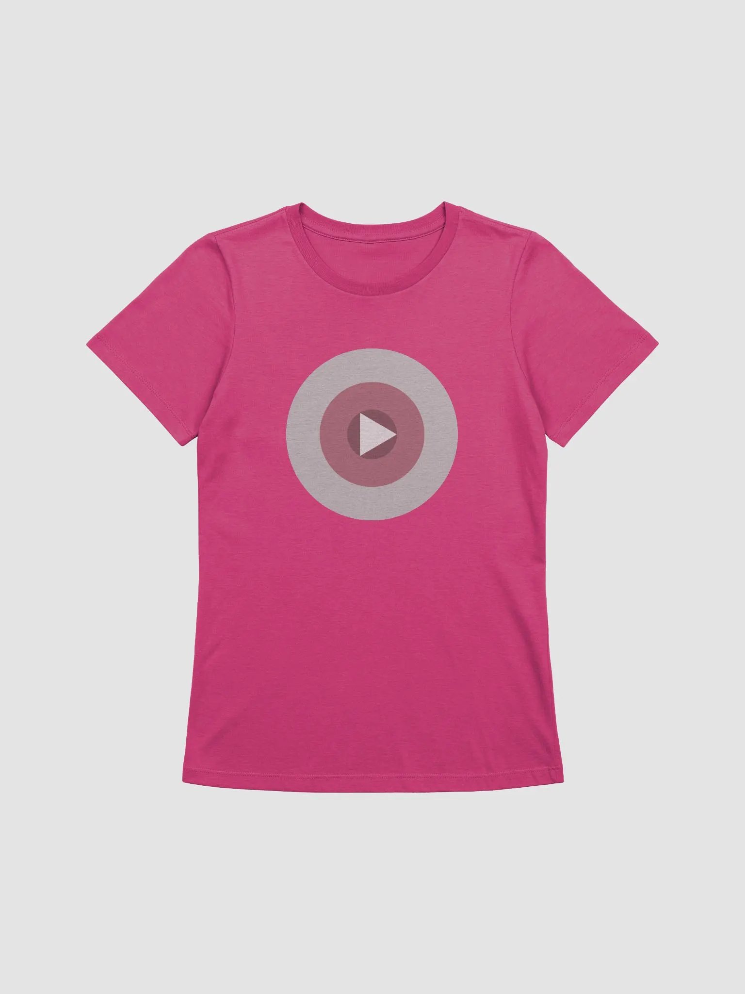 Confident Live Logo Women's Tee (Pink/Red) product image (1)