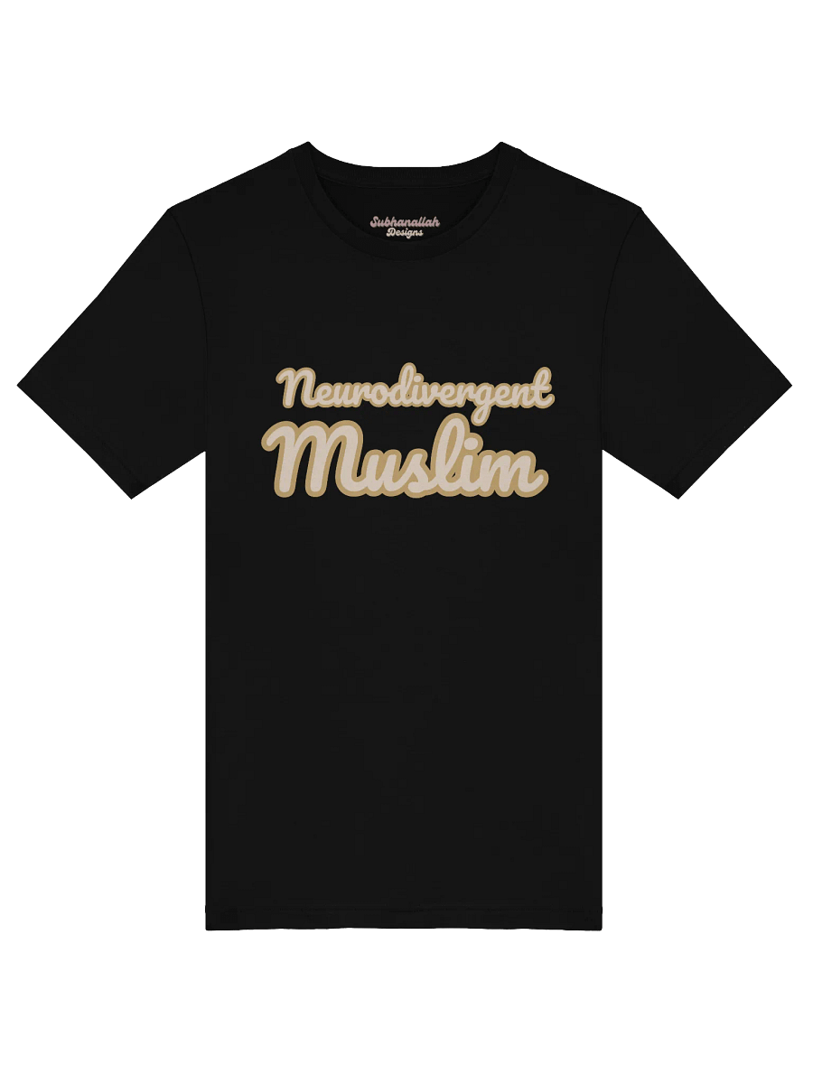 Neurodivergent Muslim T-Shirt - Dark product image (18)