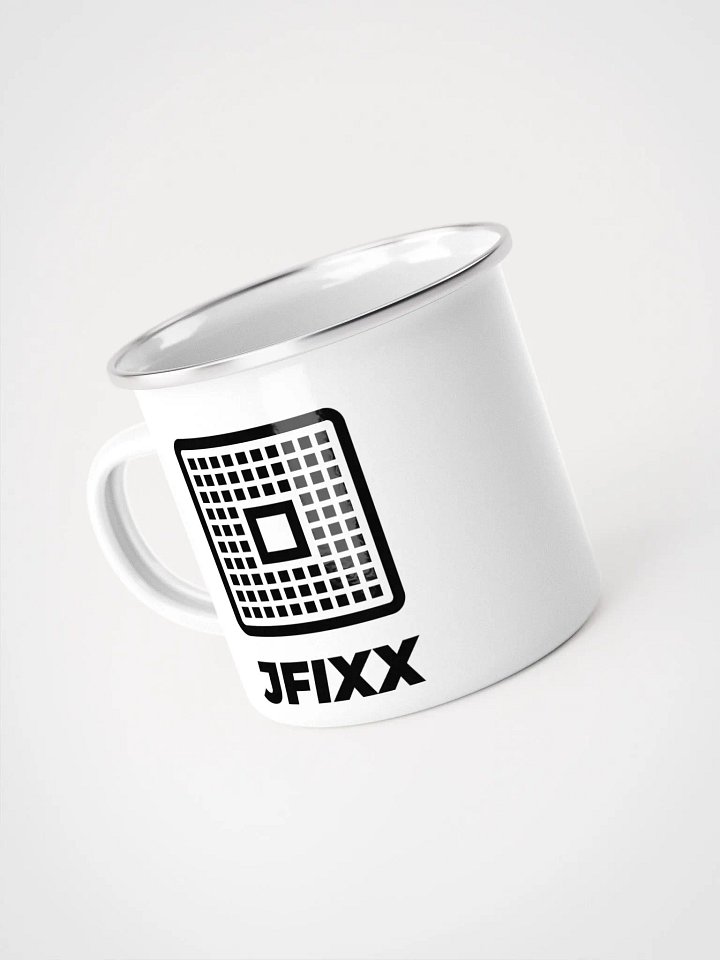 JFIXX White Enamel Mug product image (1)