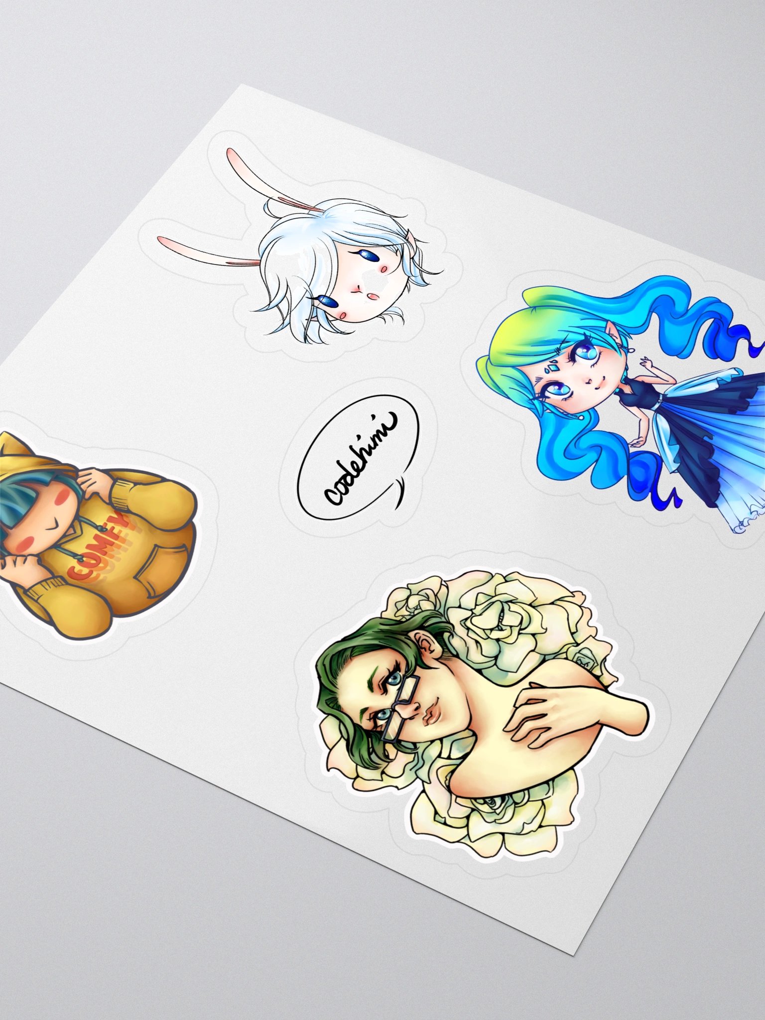 Whimsical Anime Kiss Cut Stickers Set product image (3)
