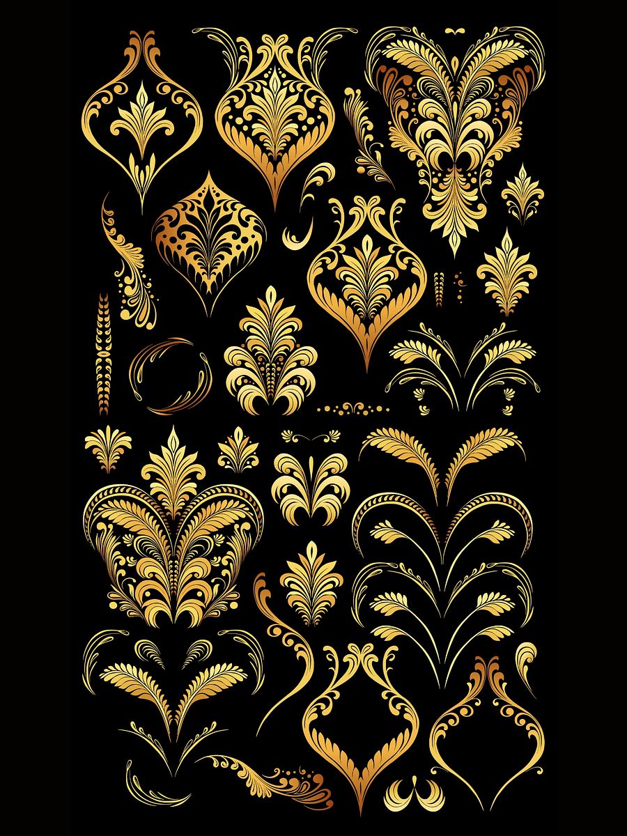 Gold Vintage Glamour Flourishes product image (2)