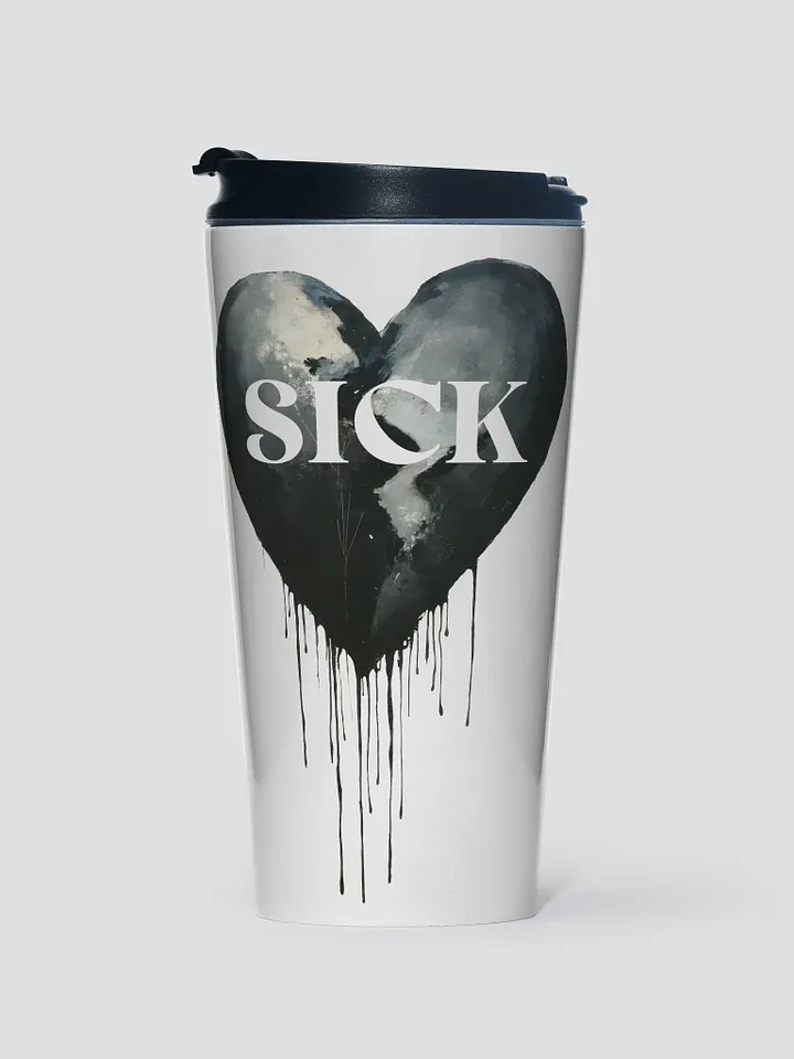Bleeding Black Stainless Steel Travel Mug product image (1)