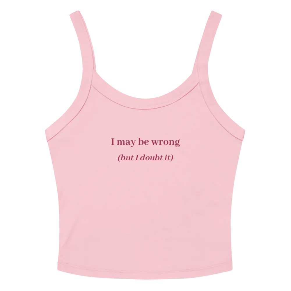 I may be wrong Tank Top product image (5)