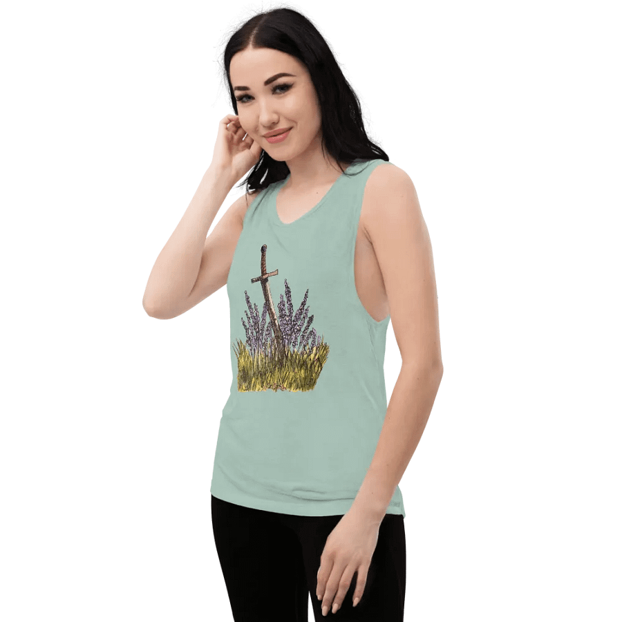 Lavender & Sword print Tanktop product image (10)