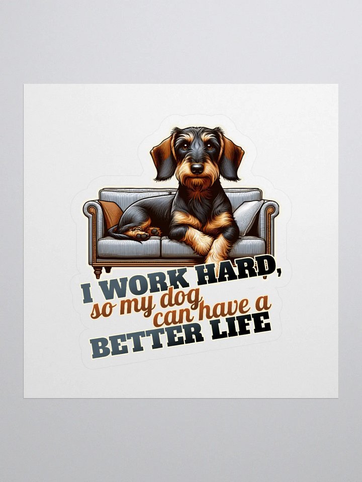 Work Hard - Dachshund product image (1)