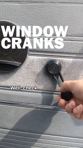 The first thing we designed for the van was new window cranks. Why? Because at the time there weren't any good options. Eithe...