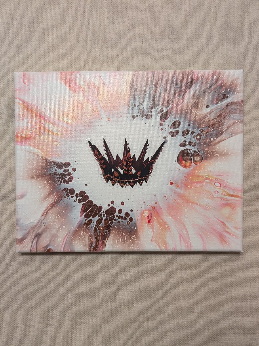 The Monarch's Daughter Crown 8x10 Painting product image (3)