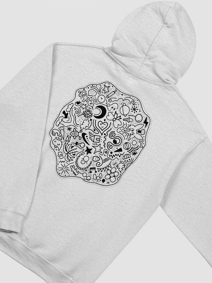 black doodle hoodie product image (1)