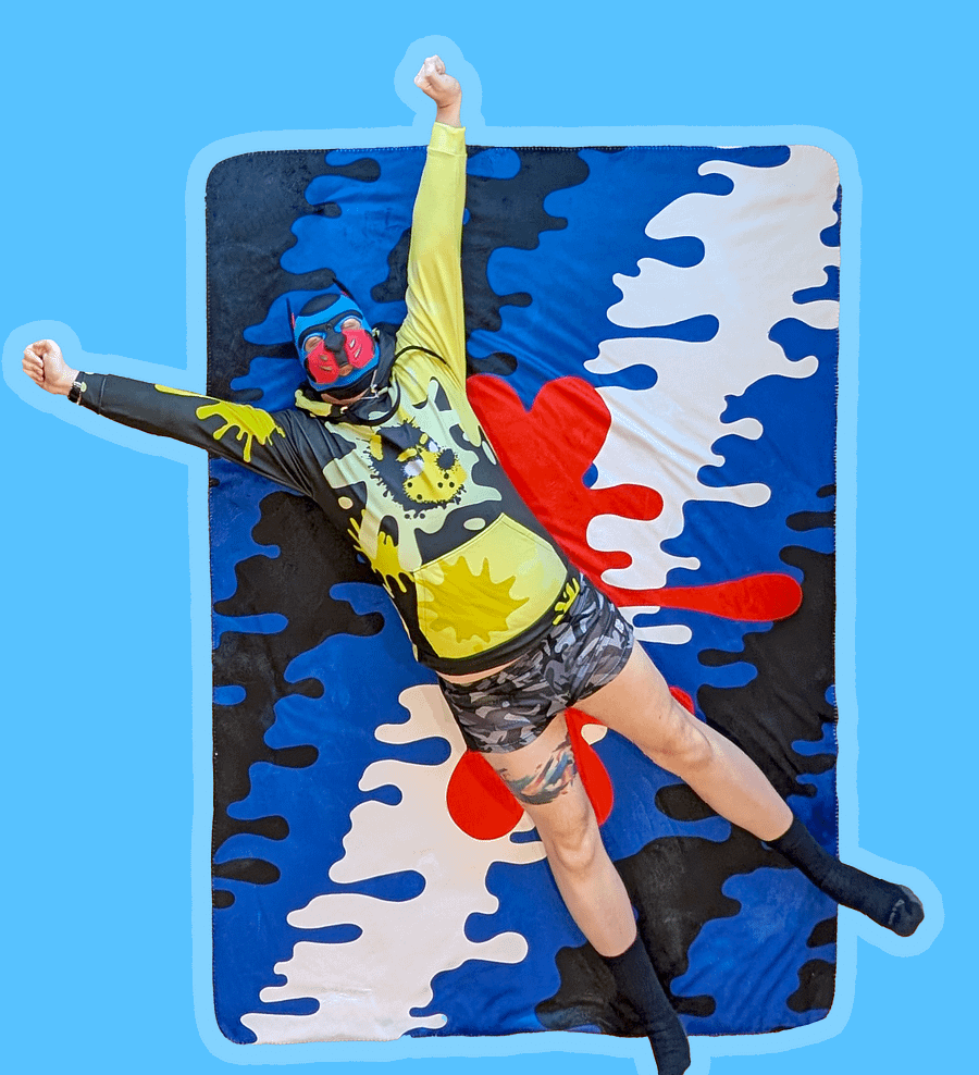 Pup Pride Drip - Sherpa Blanket product image (3)