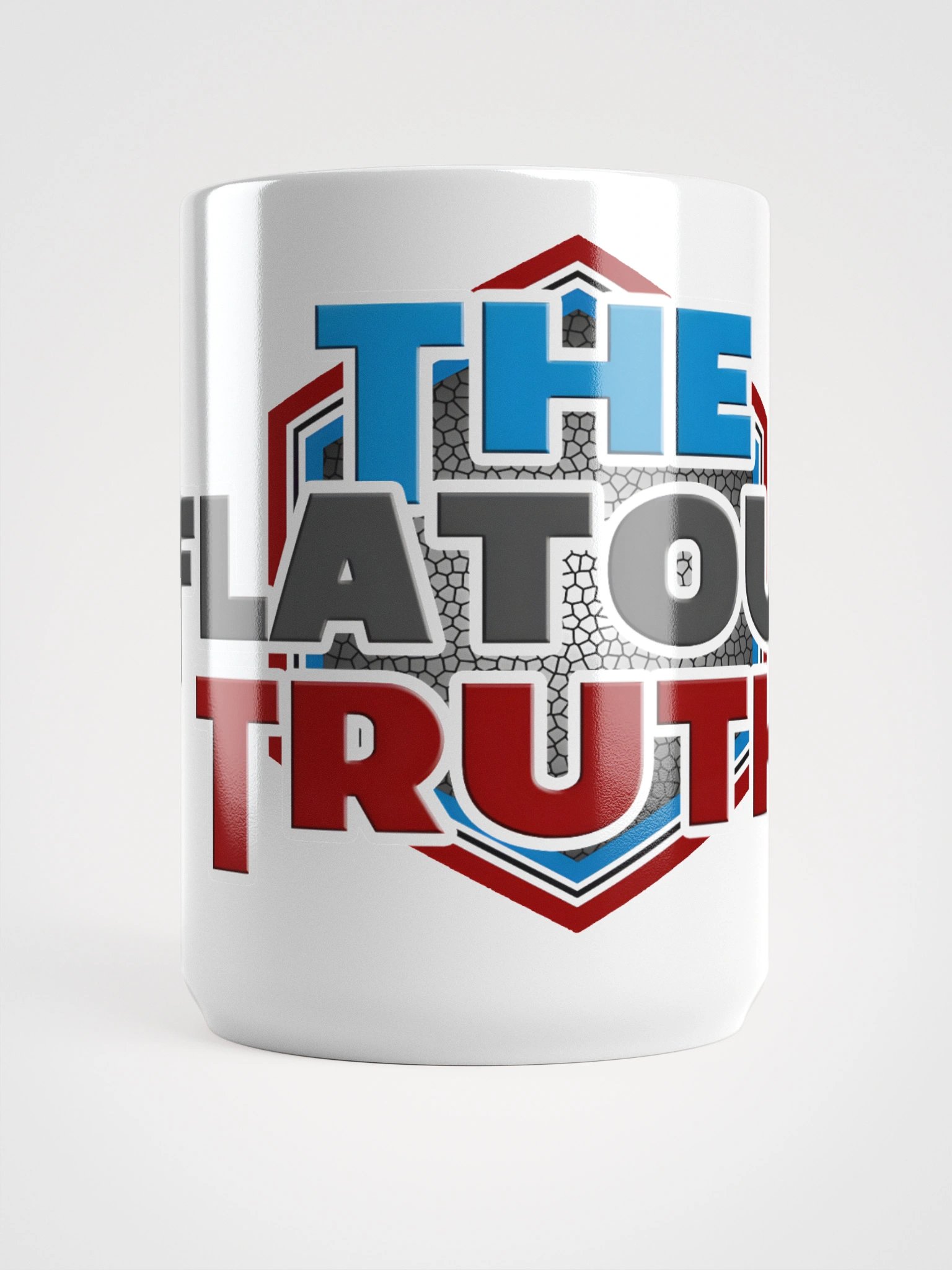 TFOT Red Hex White Shield Mug product image (1)