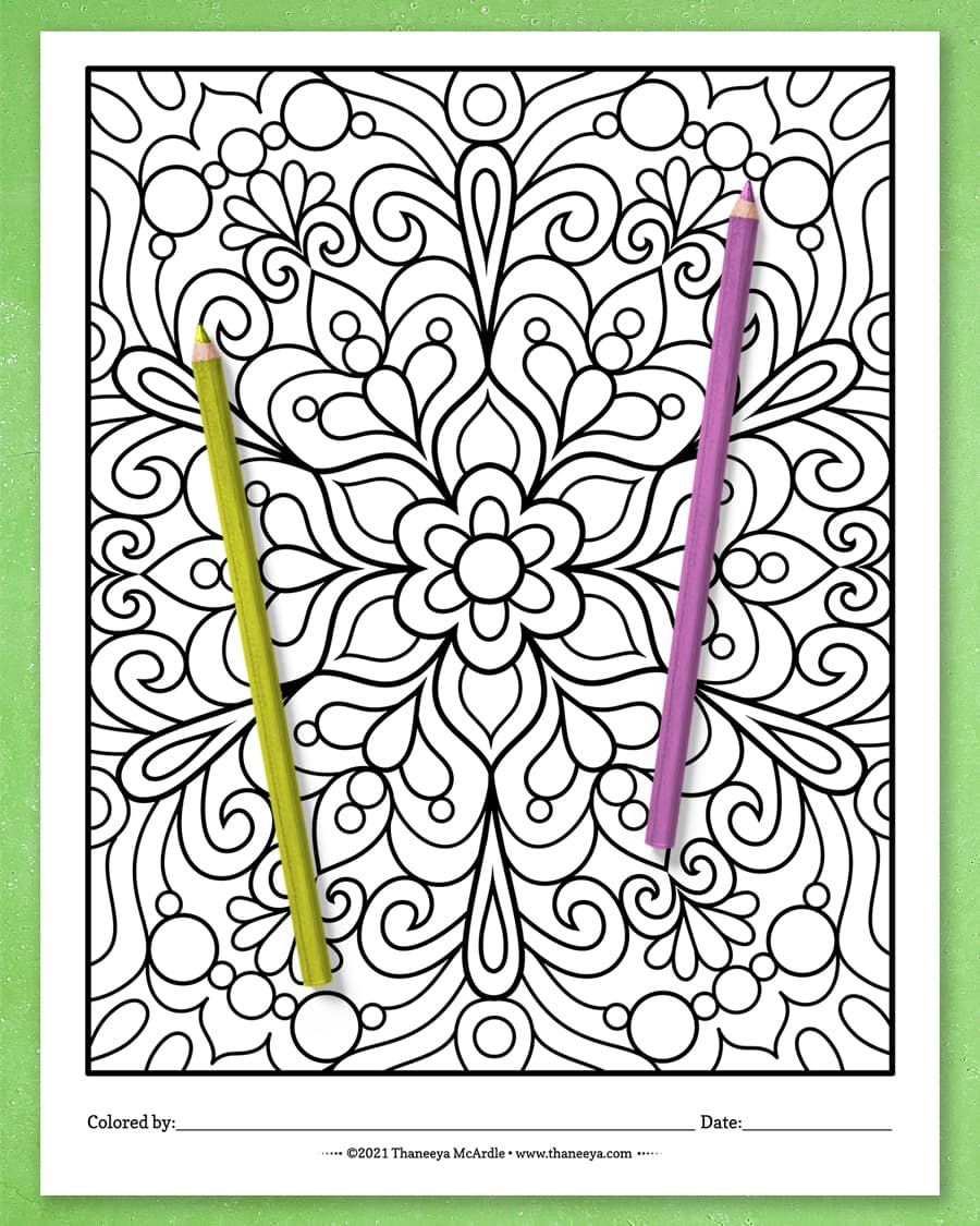 Easy Abstract Coloring Pages product image (4)
