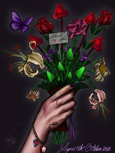 I can finally reveal the piece of art work that @bethdoes commissioned me to say thanks to 9 of the biggest supporters for he...