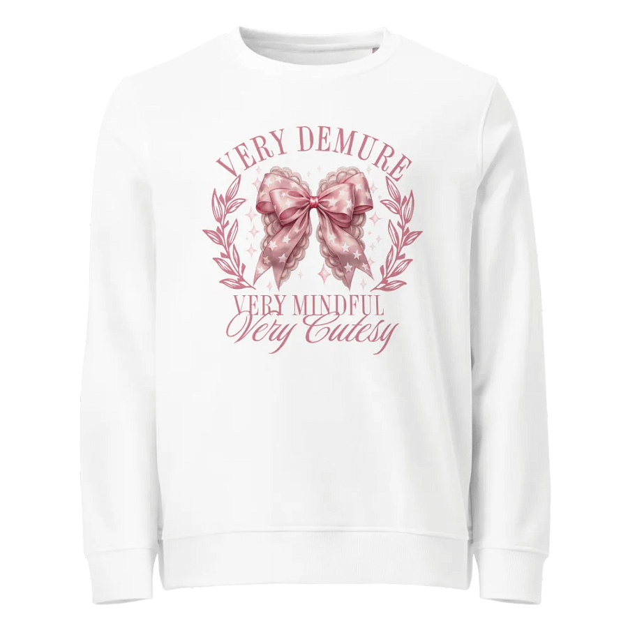 'Very Demure' Organic Sweatshirt product image (21)