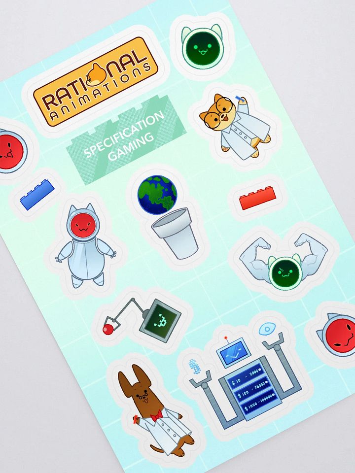 Specification Gaming - Sticker Sheet product image (1)