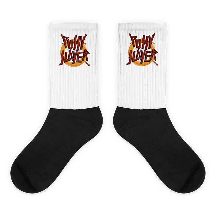 PUSSY SLAYER BLACK FOOT SOCKS product image (1)