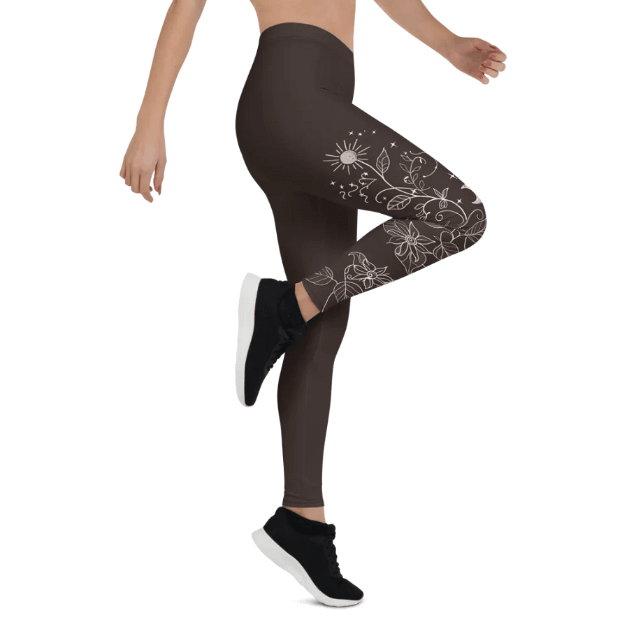 Night Sky Vines Yoga Leggings product image (3)