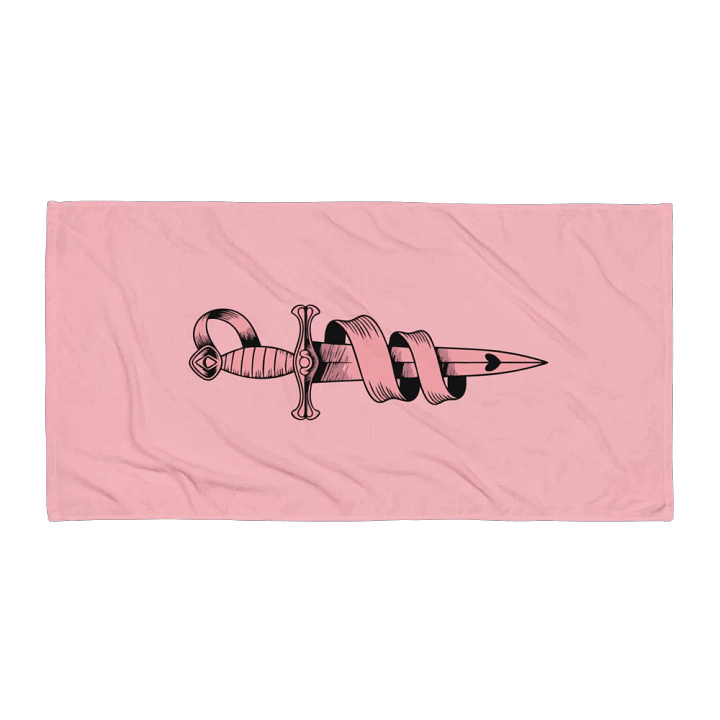 Heartfelt Dagger Sublimated Towel product image (1)
