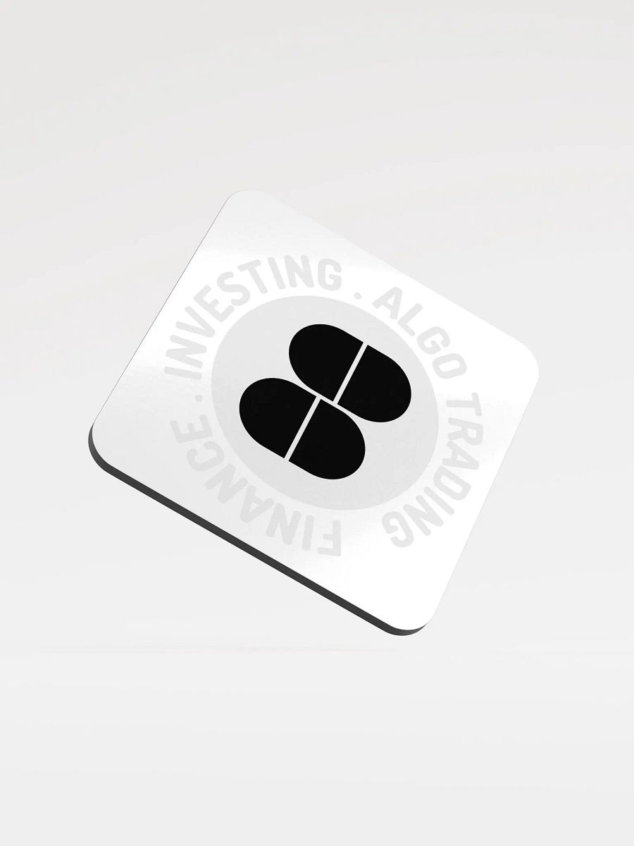 StatOasis BW Badge Coaster product image (1)