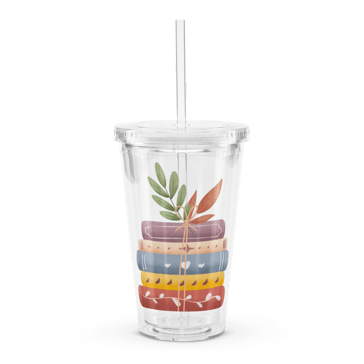 Autumn Leaves Book Stack Tumbler product image (1)