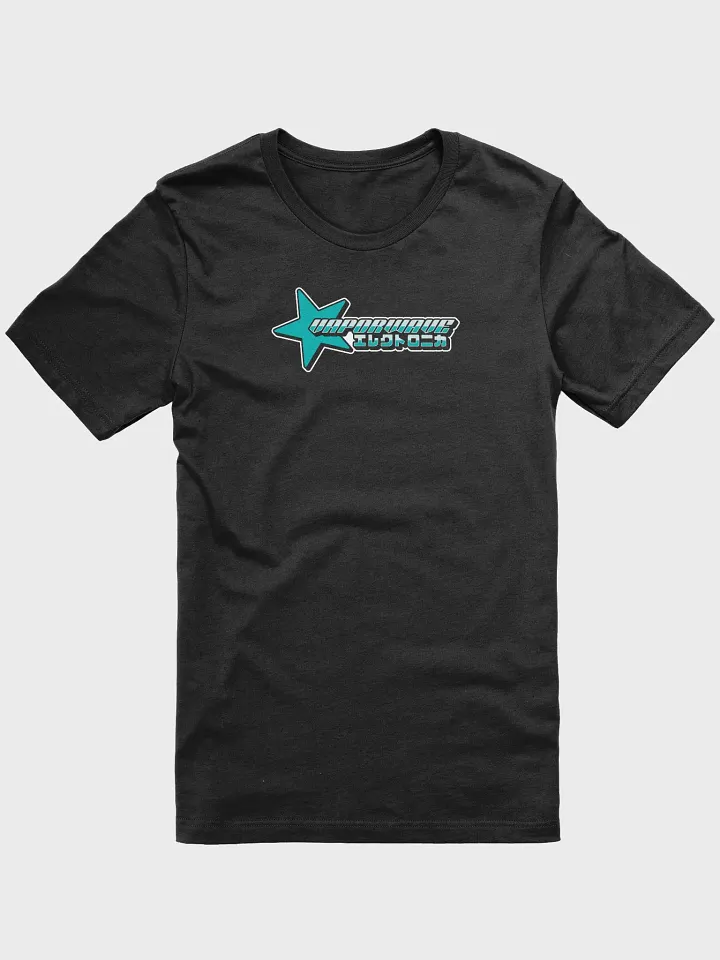 Retro Vaporwave T-Shirt – Chrome Aesthetic with Kanji Design product image (1)