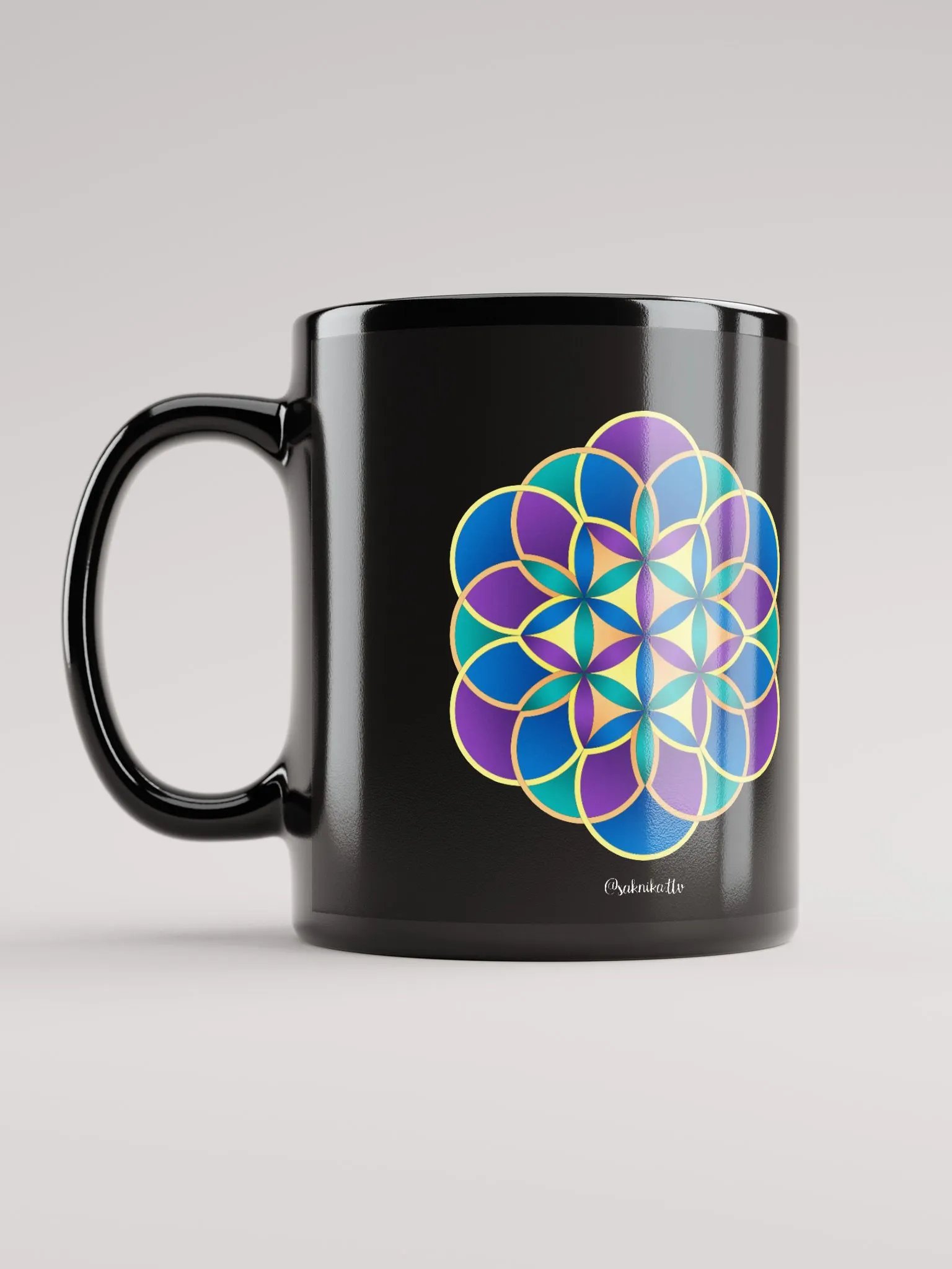 Flowers of Life Mug - Black product image (11)