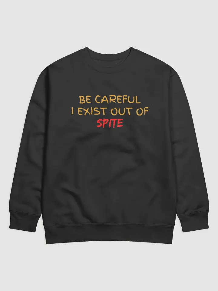 Be Careful I exist Out of Spite Premium Sweatshirt product image (2)