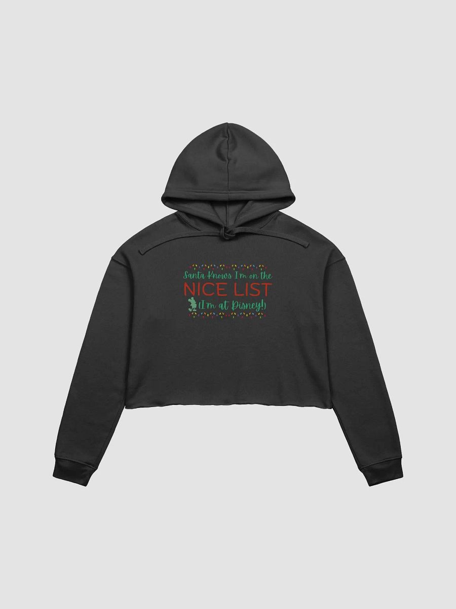Mickey Mouse Nice List Cropped Hoodie product image (3)