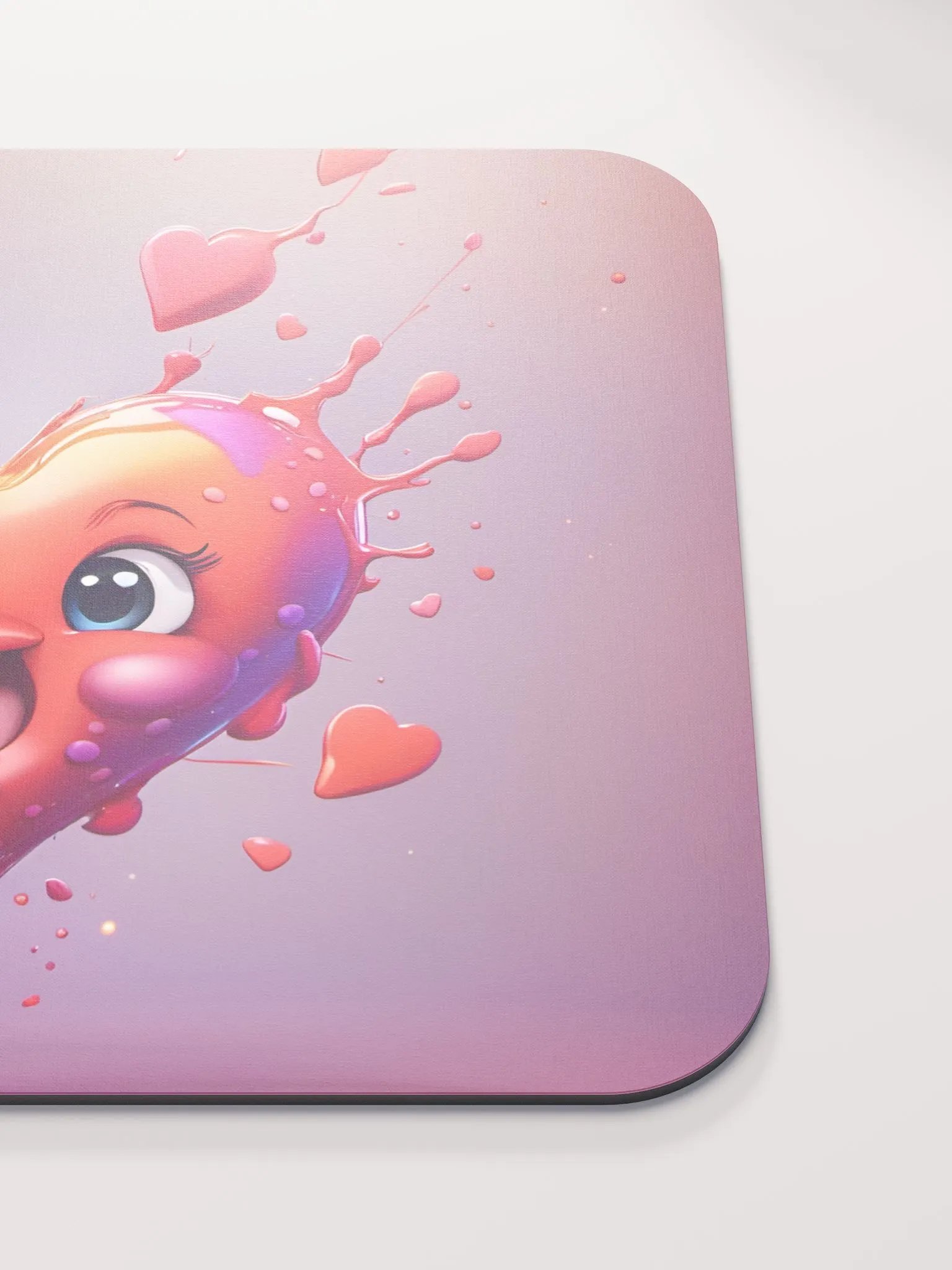 Cute Heart Mouse Pad product image (5)