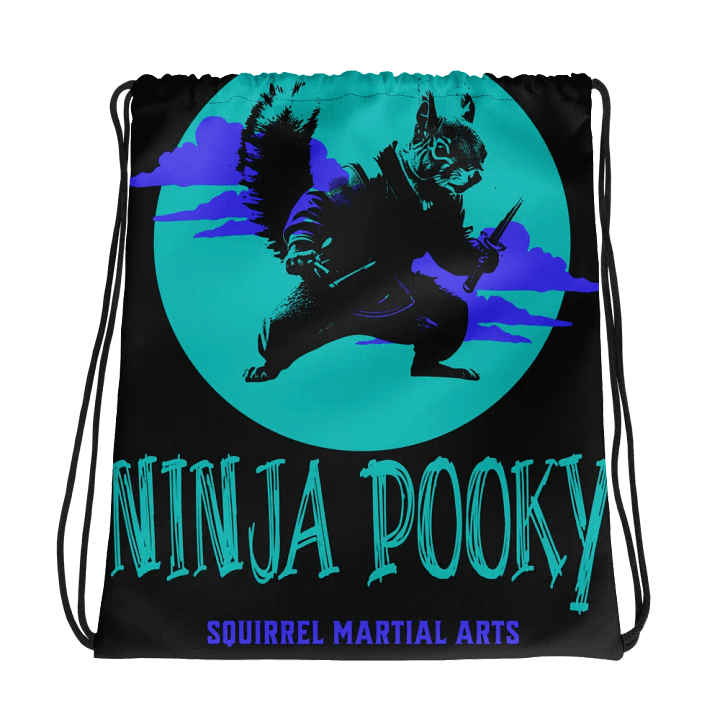 Ninja Pooky Drawstring Bag product image (1)