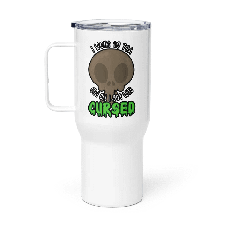 All I Got Was Cursed - Warrior - Travel Mug w/Handle product image (1)