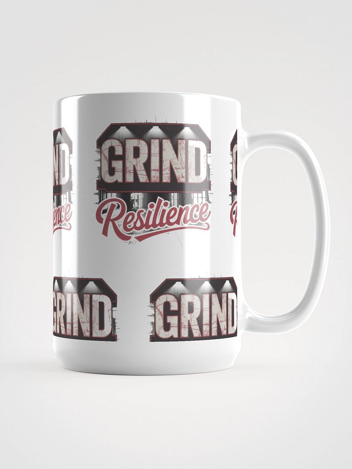 GRIND & Resilience White Glossy Mug product image (1)