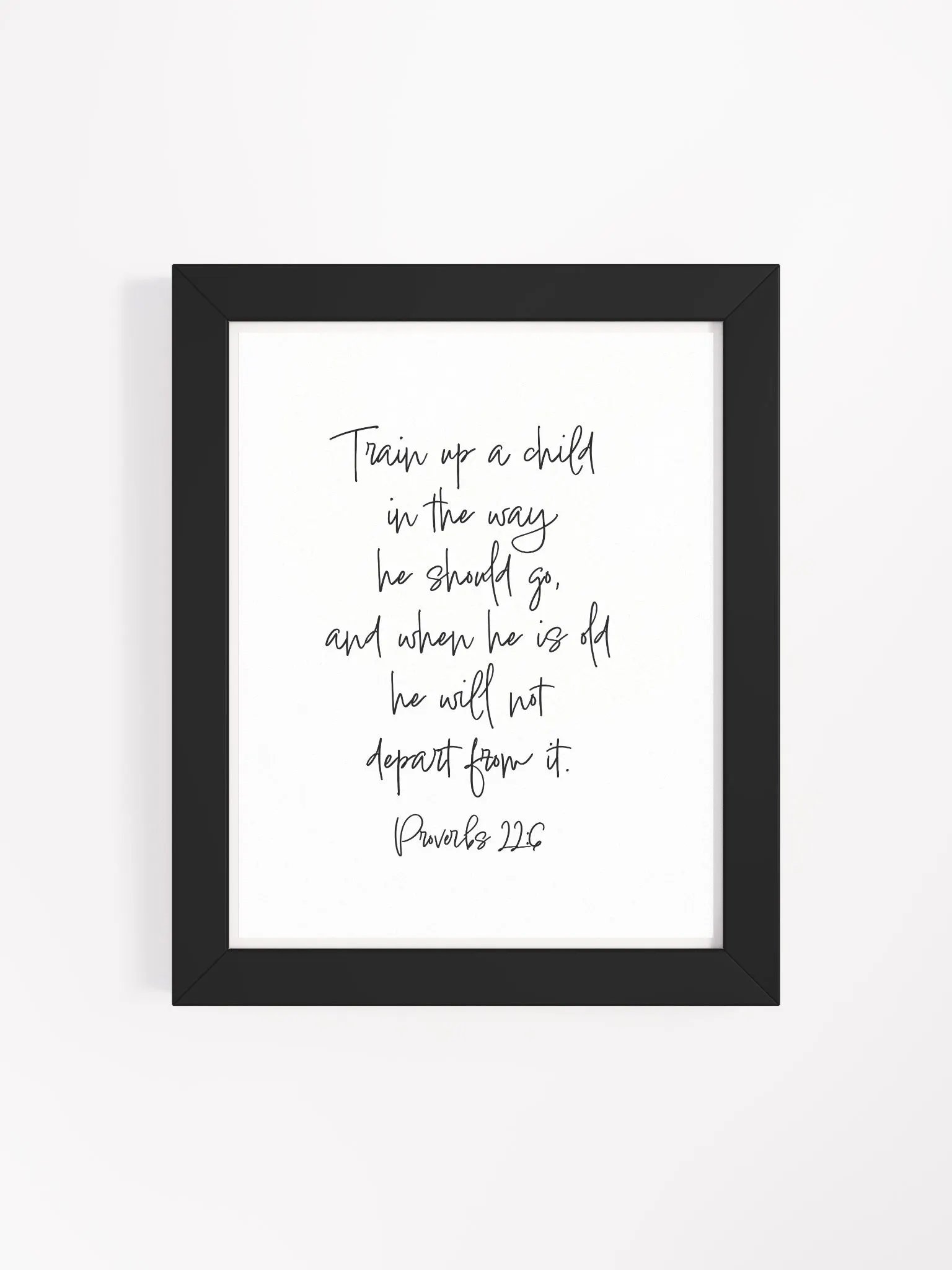 Train up a child - Framed product image (29)