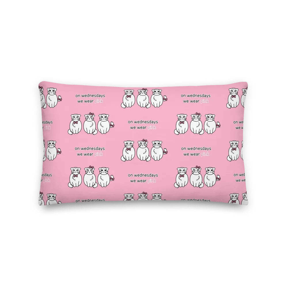 Pink Wednesdays Manul Ver. 2 Pink Ver. - Pillow product image (11)