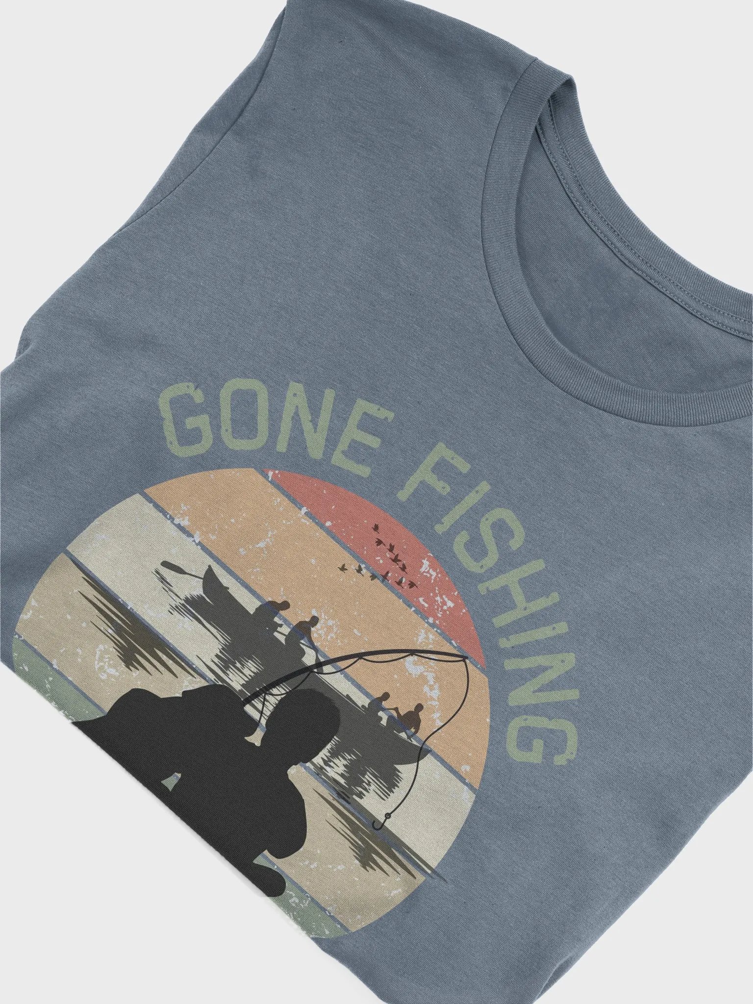 Sunset Serenity Fishing Tee product image (3)