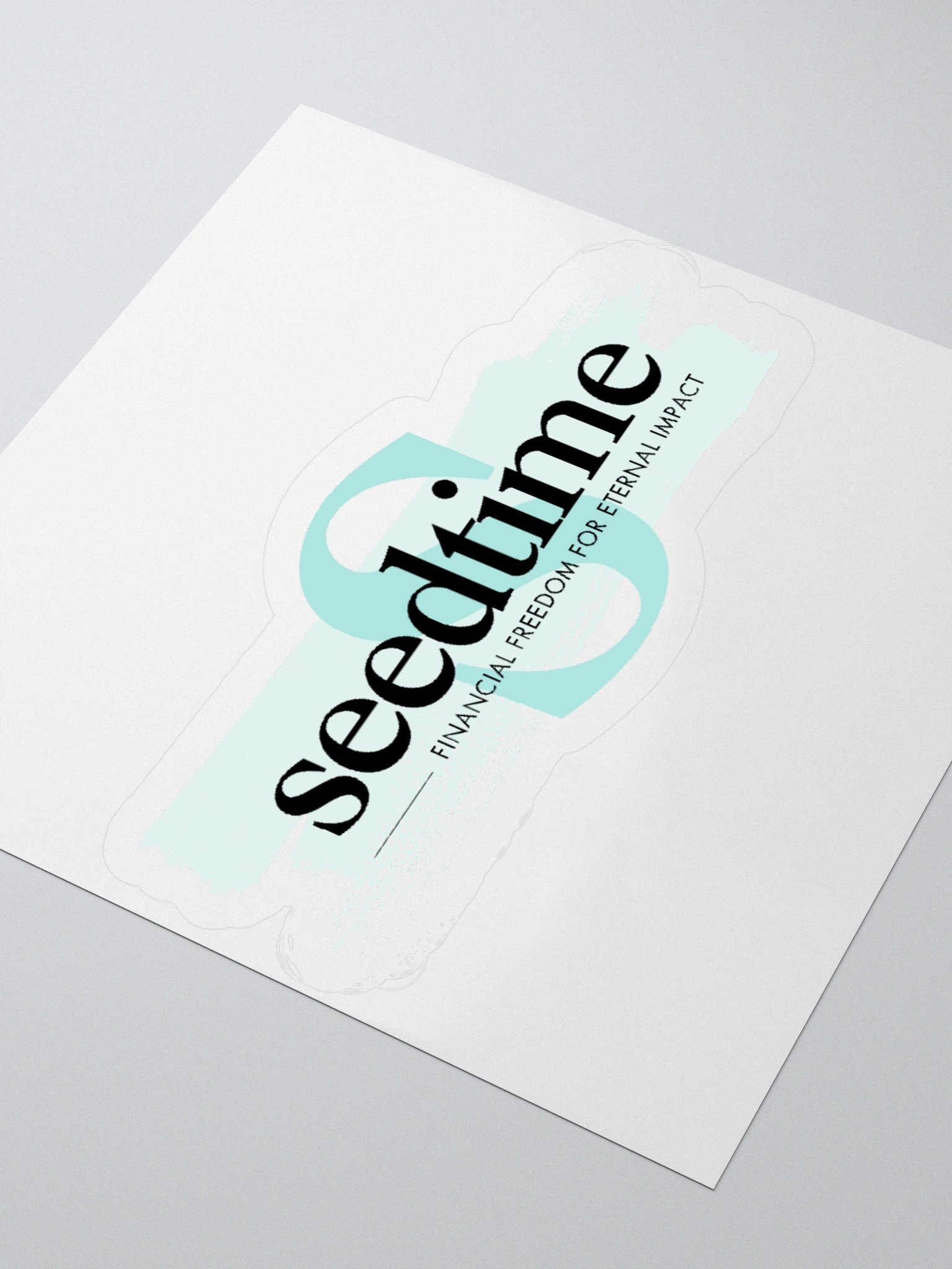 SeedTime Logo sticker product image (3)