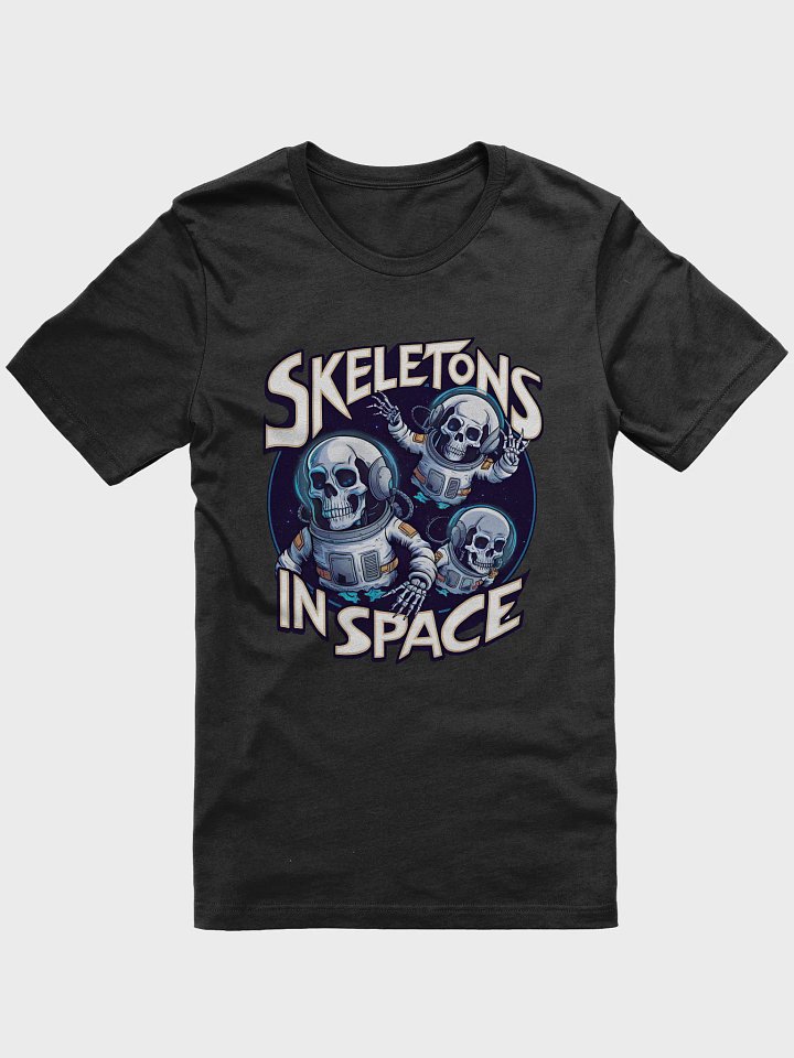 Skeletons In Space Halloween Unisex T-Shirt product image (1)