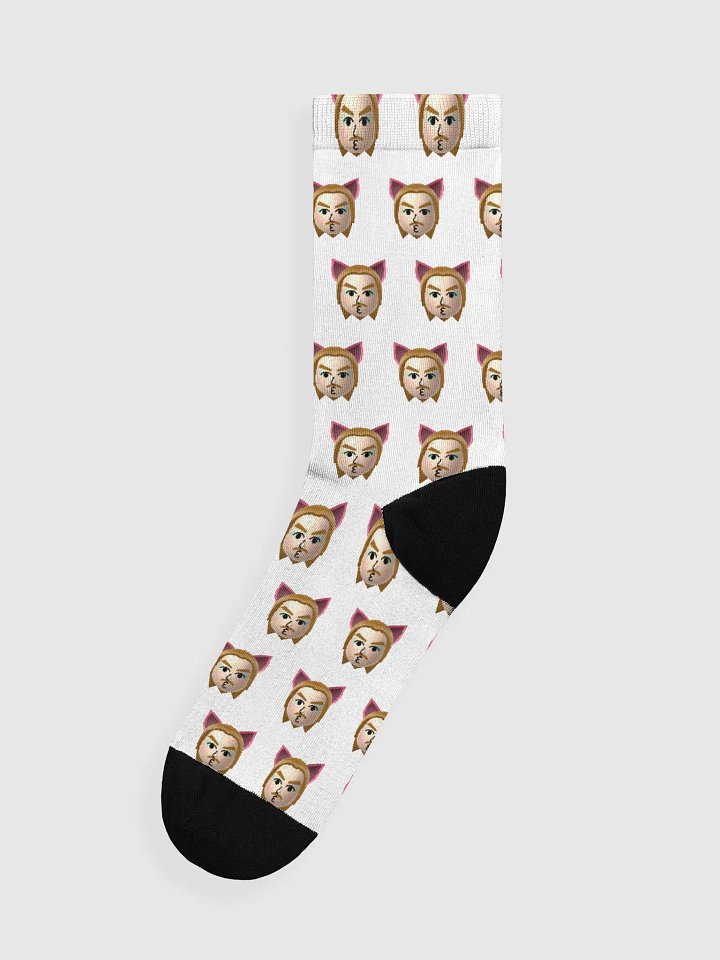 Furry Mii Patterned Socks product image (1)