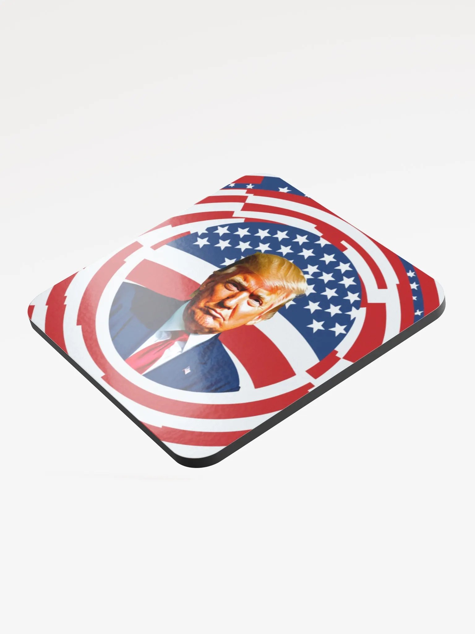 HMP - Patriotic Portrait Glossed Cork Coaster product image (3)
