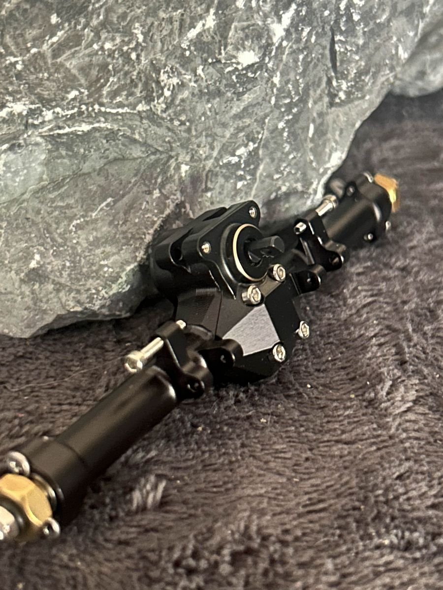 MEUS Racing SCX24 AXLES (Black/Metal) product image (4)