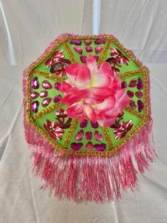 Custom Pink & Green Parade Umbrella product image (1)