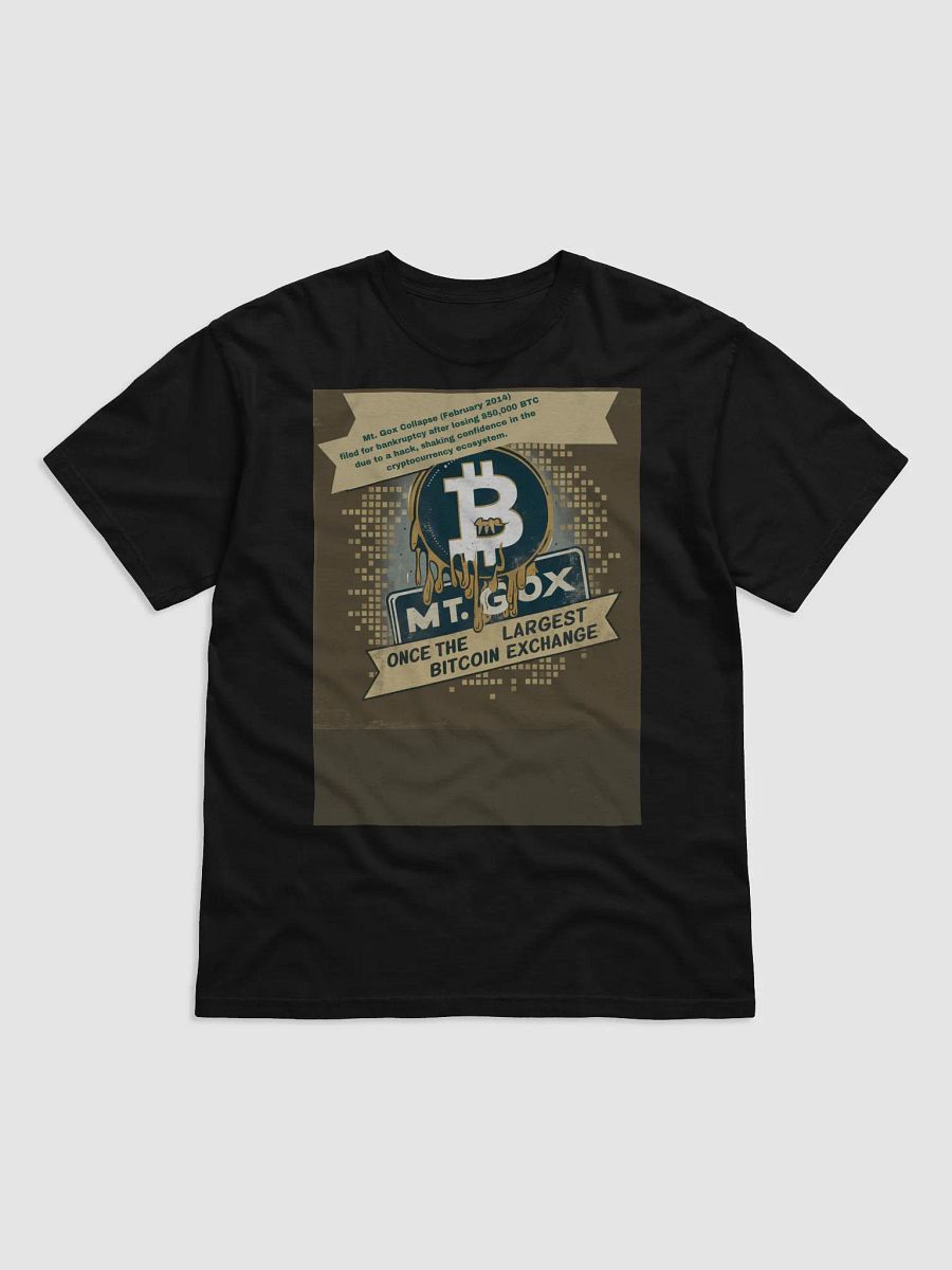 Mt. Gox Meltdown Bitcoin T-Shirt product image (3)