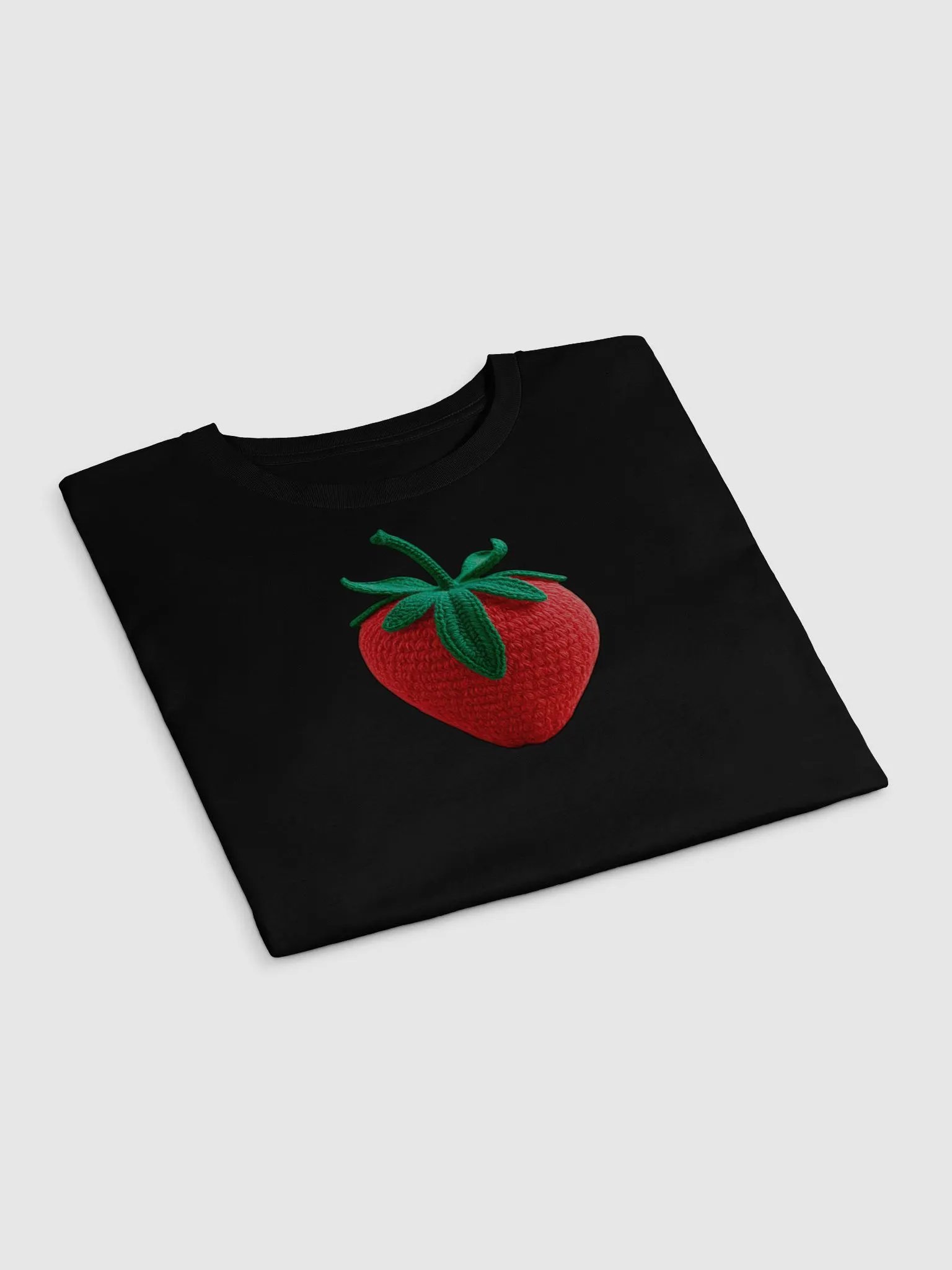 CozyAvocado Women's Premium Strawberry Crop Top #3 product image (3)