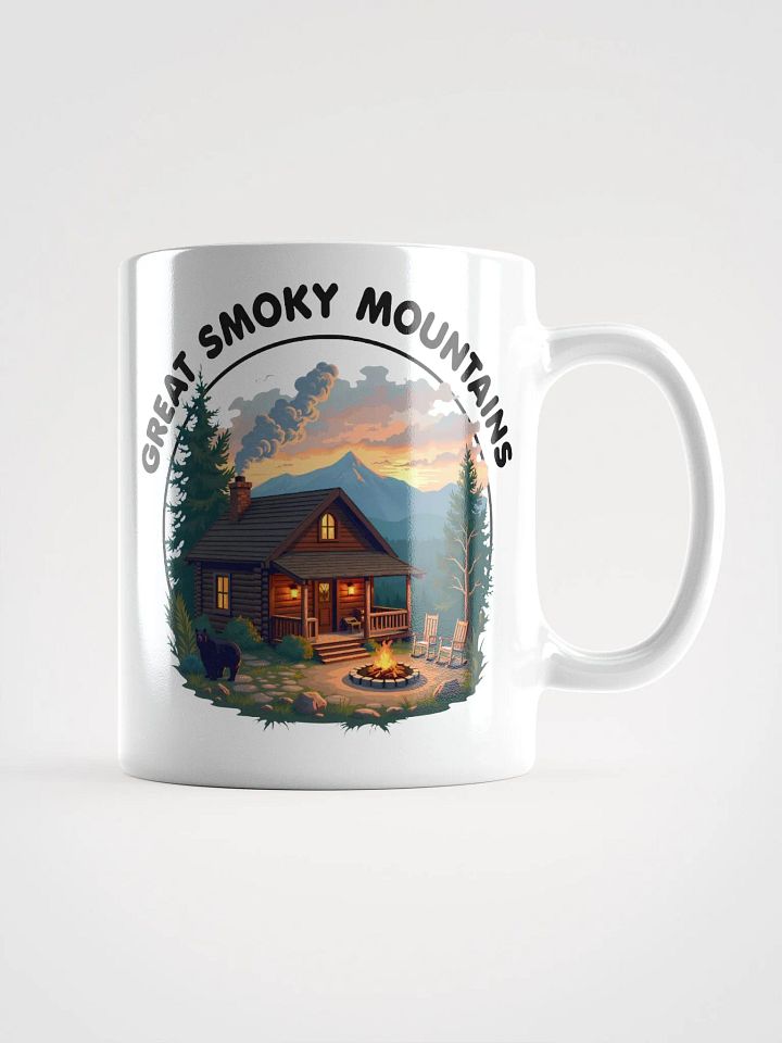 Great Smoky Mountains - Bear and Cabin Mug product image (3)